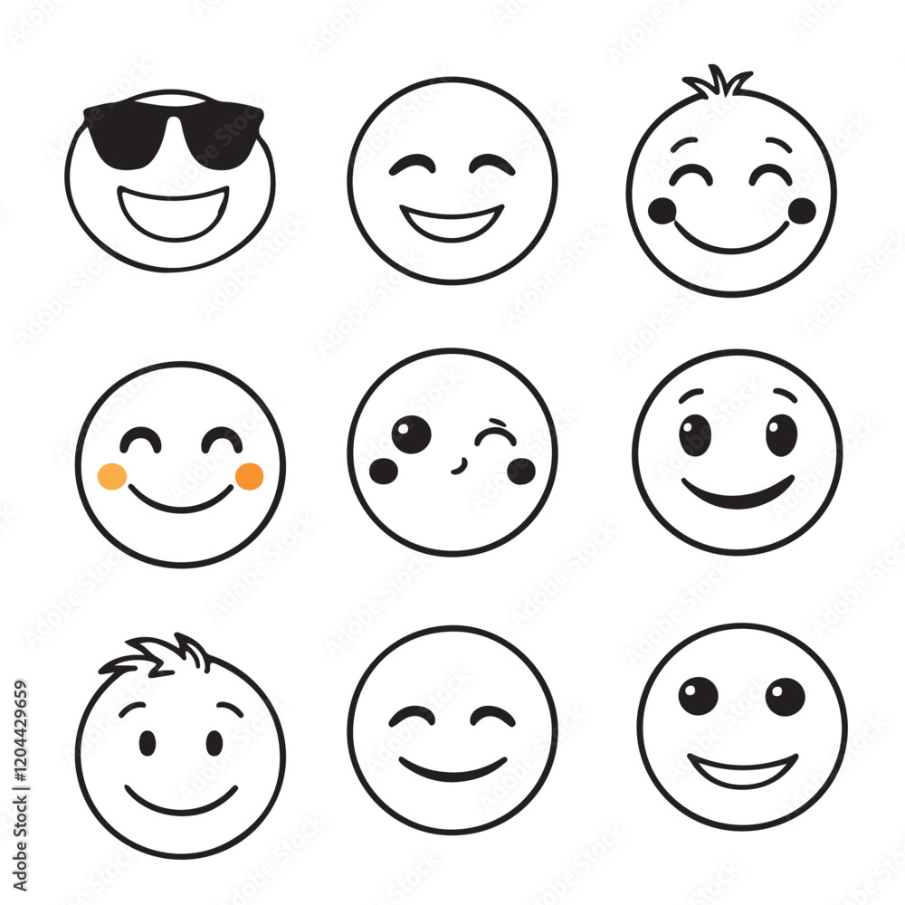 hand drawn smile doodle, smiles hand drawn smile doodle, smiles