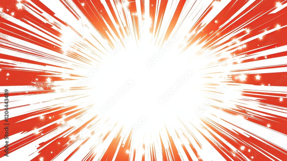 American flag background with light rays shining from the top and blank space American flag background with light rays shining from the top and blank space