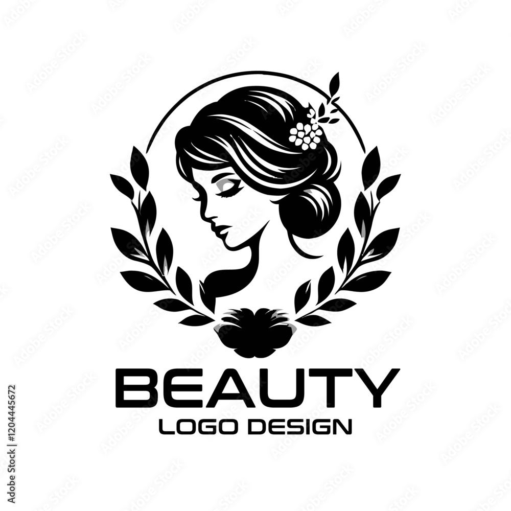 Obraz premium Beauty Vector Logo Design