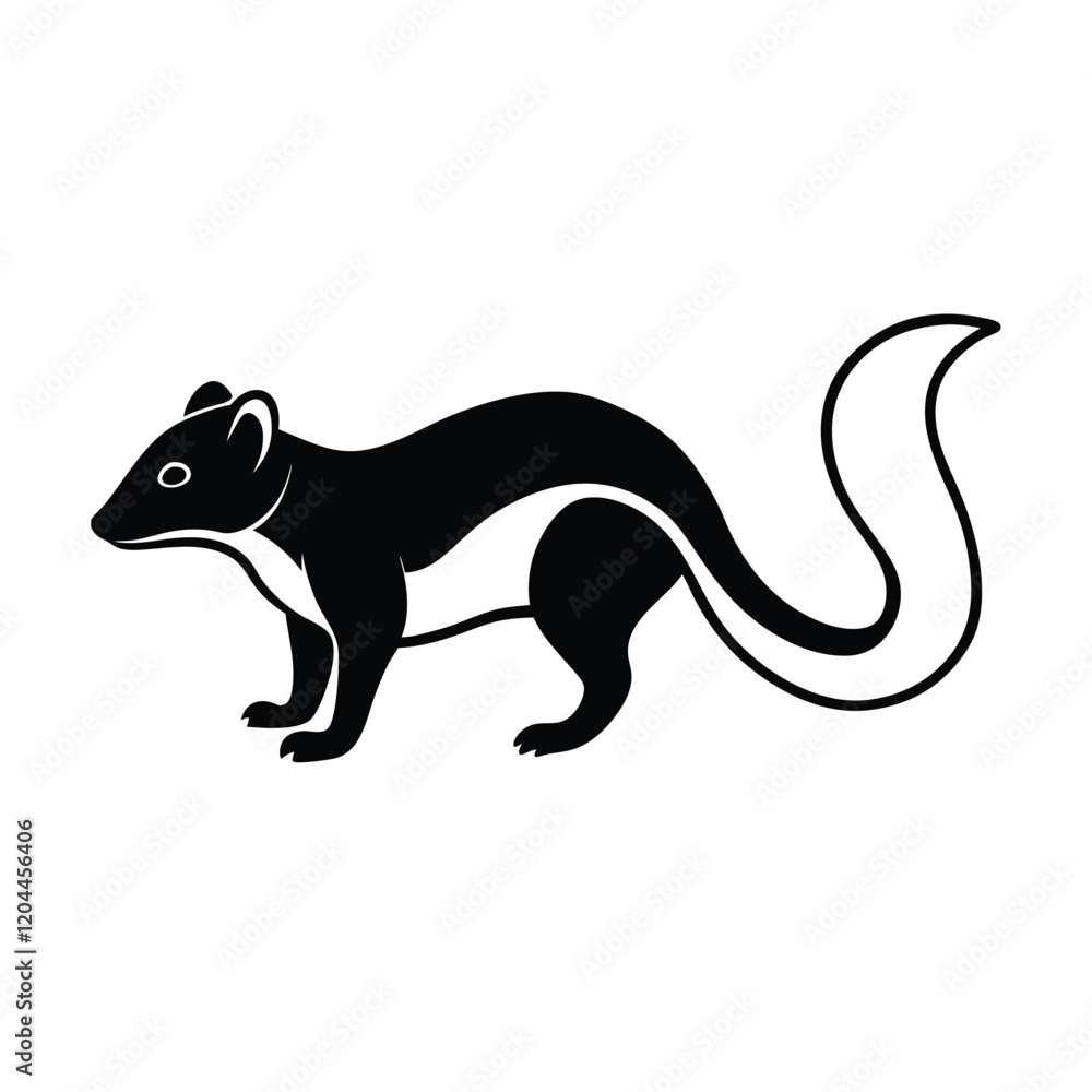 Fototapeta premium silhouette of a cat