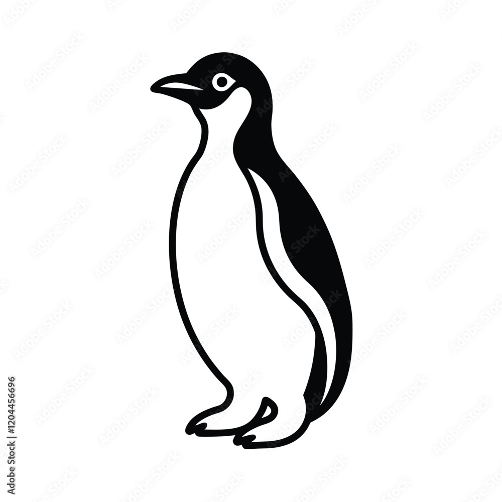 Obraz premium penguin isolated on white background