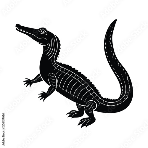 lizard isolated on white