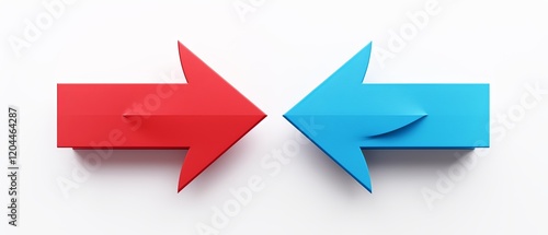 Red and Blue Arrows Pointing Left or Right Free Download Red and Blue Arrows Pointing Left or Right - GFXLoad