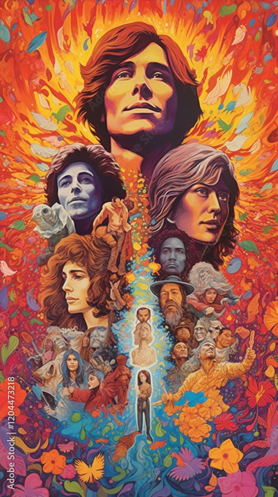 1960s Rock and Roll Posters Fantasy AI 1960s Rock and Roll Posters Fantasy AI