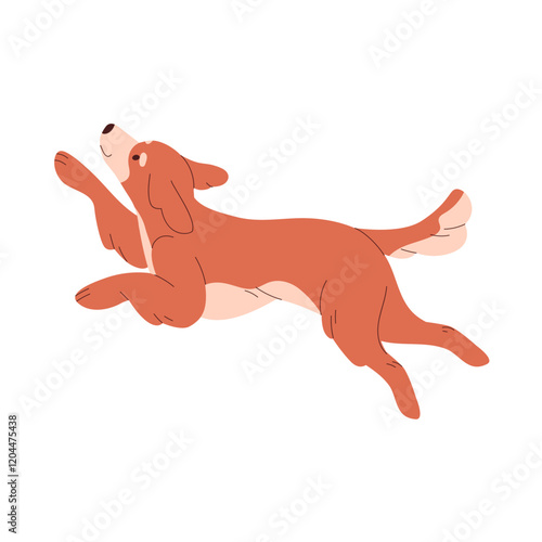 Leaping Dog Illustration