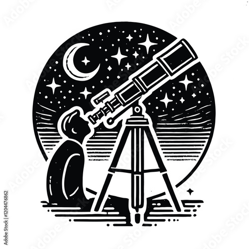 Stargazing Silhouette