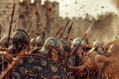 Obraz na płótnie Ancient Roman Warfare: Strategy and Power w salonie
