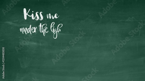 Hand-drawn chalkboard-style animation of a loving couple enjoying a romantic moment under a starry sky