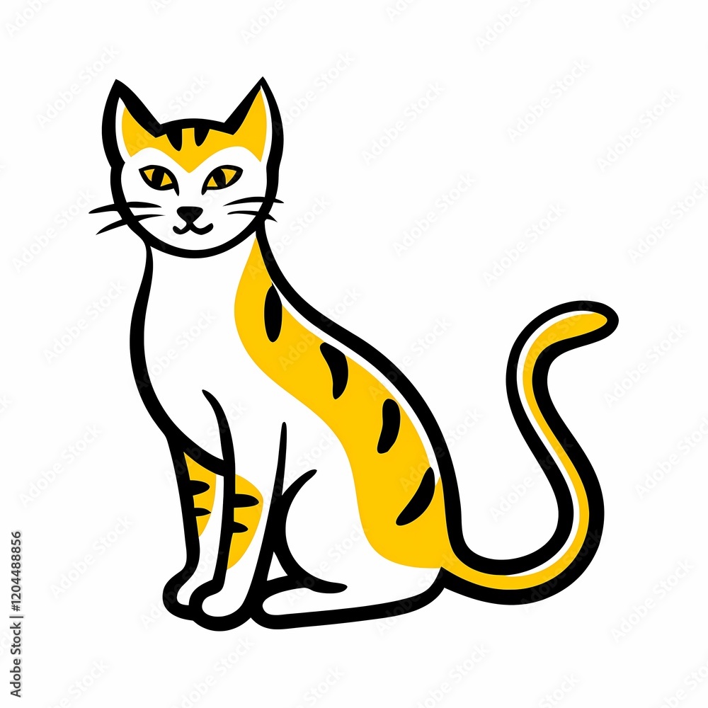 Obraz premium illustration of a cat