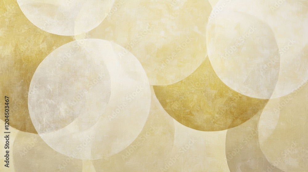 Soft abstract circles in muted tones Soft abstract circles in muted tones