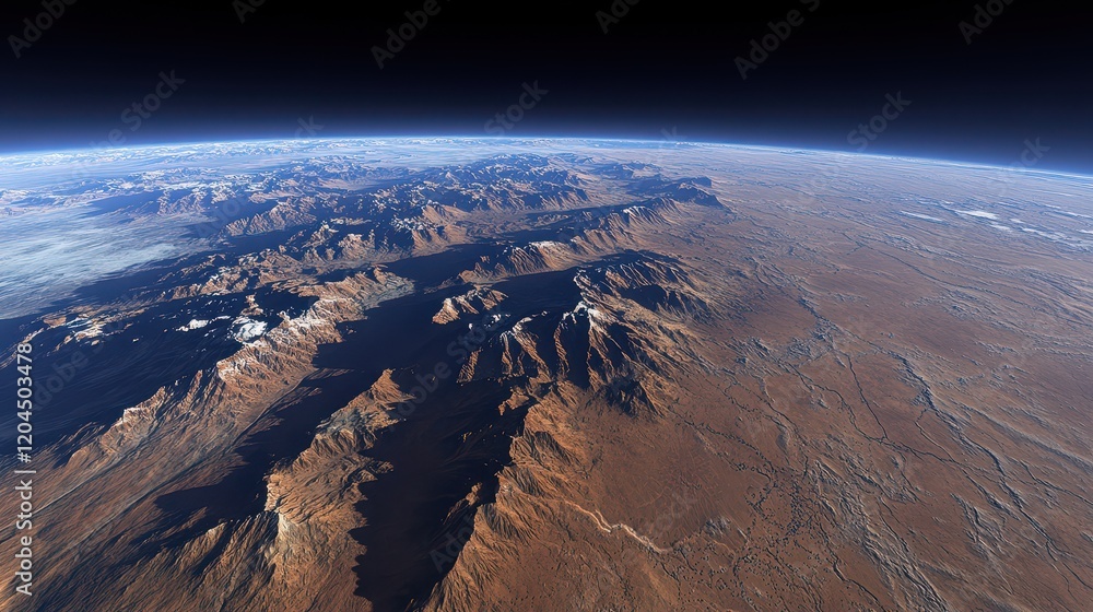 custom made wallpaper toronto digitalAerial View of Mountain Range and Desert Landscape