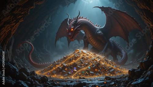 dragon in the night