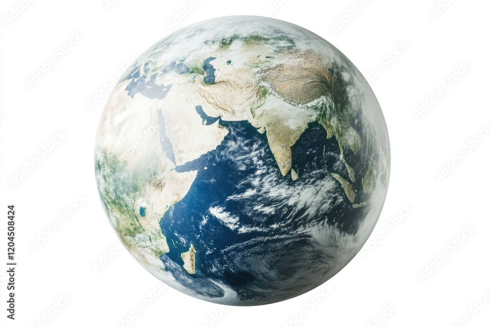 A simple illustration of the Earth set against a white background, ideal for use in educational materials or as a design element A simple illustration of the Earth set against a white background, ideal for use in educational materials or as a design element