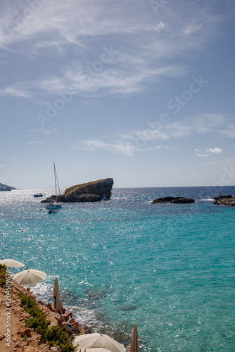 Wallpaper Mural Blue Lagoon in Malta on Comino island panoramic view Torontodigital.ca