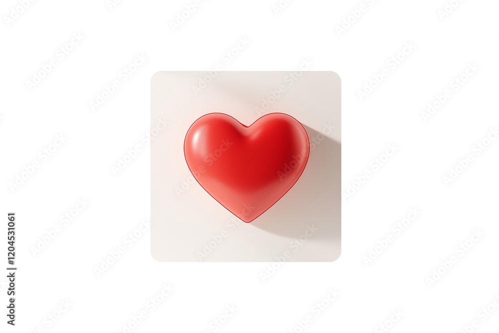 Love Like 3D icon Transparent Background Love Like 3D icon Transparent Background