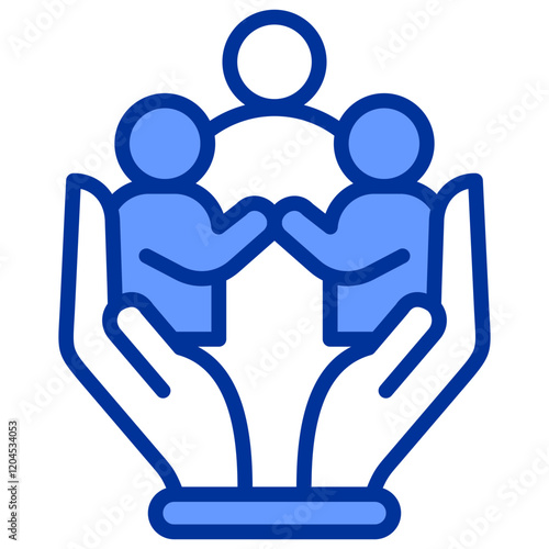  Sales and Job Activity Mixed Blue Icon