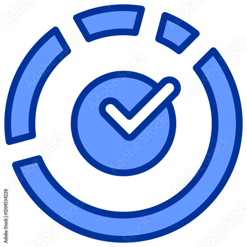  Sales and Job Activity Mixed Blue Icon