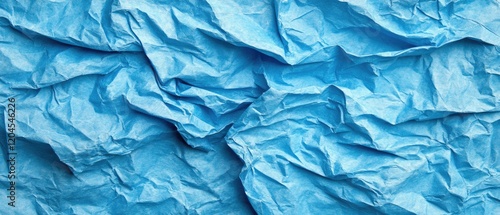 Wallpaper Mural Crumpled light blue paper texture background. Torontodigital.ca