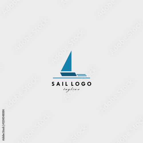 sail logo vector illustration design