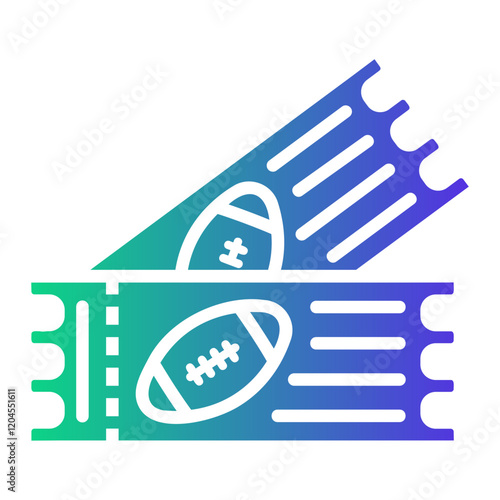 ticket Gradient icon
