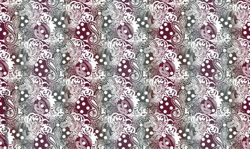 water drops on red background