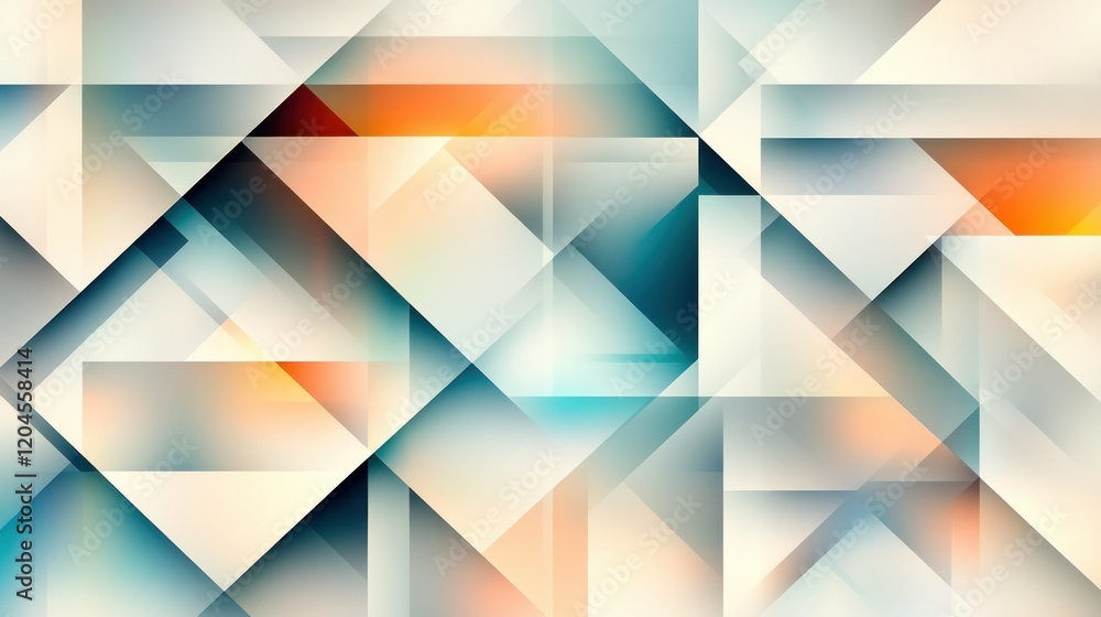 Abstract geometric background with triangles and rectangles in pastel colors. Abstract geometric background with triangles and rectangles in pastel colors.
