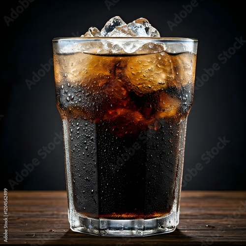 Wallpaper Mural Glass of coke with ice cubes  Torontodigital.ca