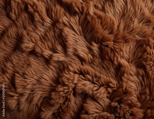 high resolution brown carpet texture close up top view of soft shaggy flooring background photo