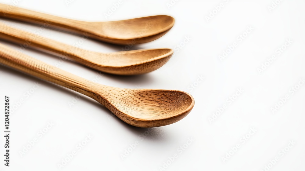 Wooden stirring sticks captured on a white, isolated background Wooden stirring sticks captured on a white, isolated background