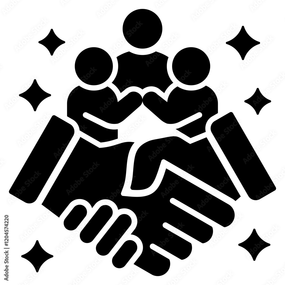 Sales and Job Activity Glyph Black Icon Sales and Job Activity Glyph Black Icon