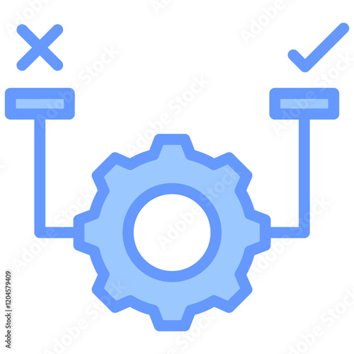Feasibility Blue Icon