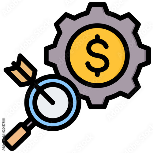 Niche Outline Color Icon