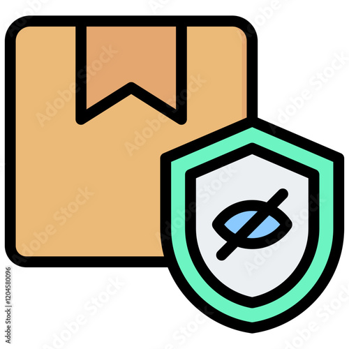 Trade Secret Outline Color Icon