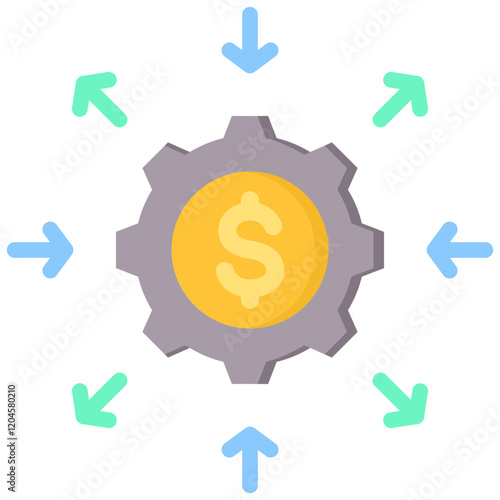 Diversification Flat Icon