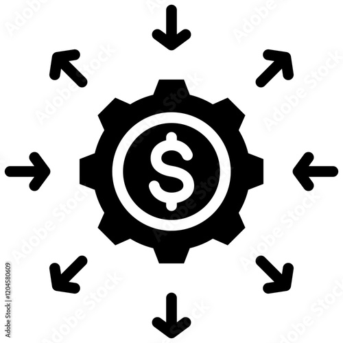 Diversification Glyph Icon