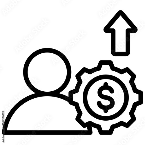 Entrepreneurship Outline Icon
