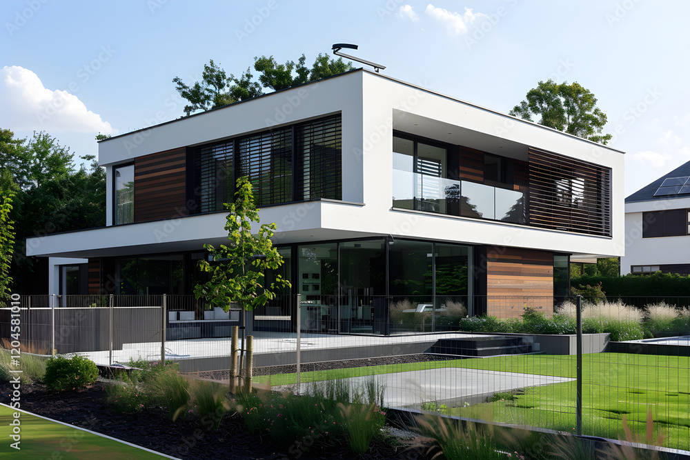 Modern and Secure Home Design Concept with Emphasis on Sustainability and Technology Modern and Secure Home Design Concept with Emphasis on Sustainability and Technology