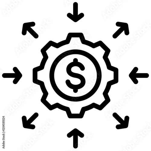 Diversification Outline Icon