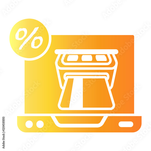 smart card Gradient icon