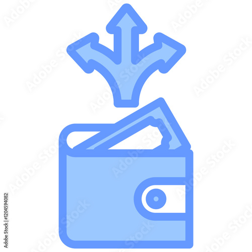 Expense Blue Icon