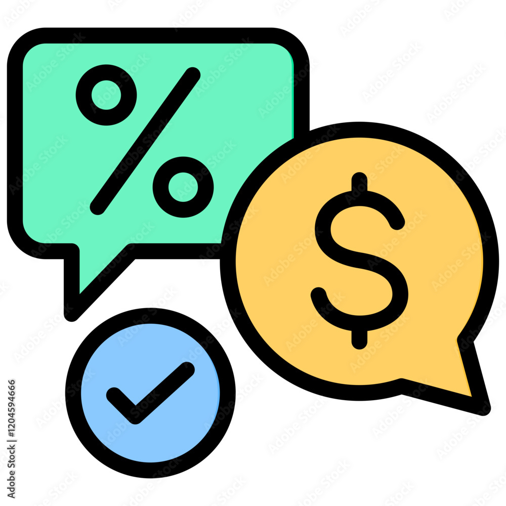 Negotiation Outline Color Icon Negotiation Outline Color Icon
