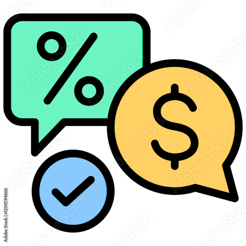 Negotiation Outline Color Icon