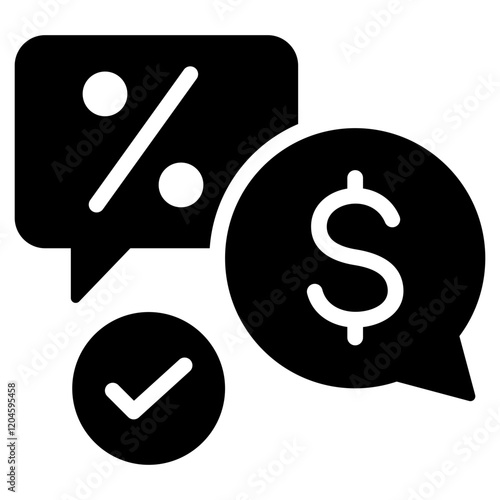 Negotiation Glyph Icon