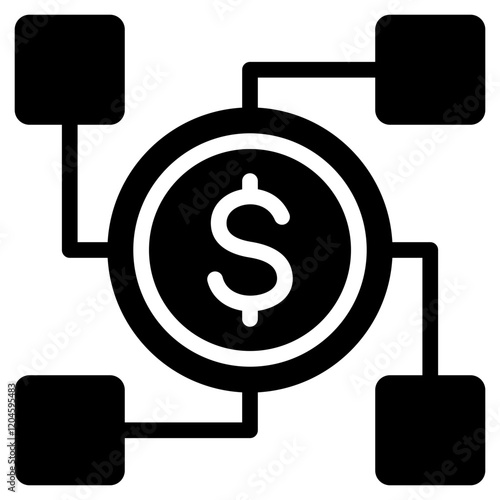 Funding Source Glyph Icon