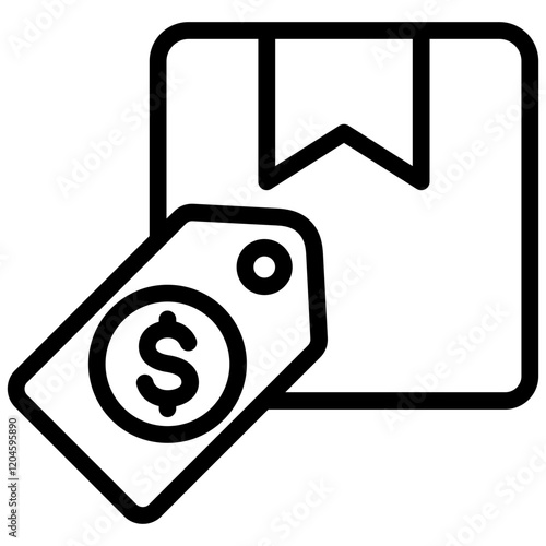 Product Price Outline Icon