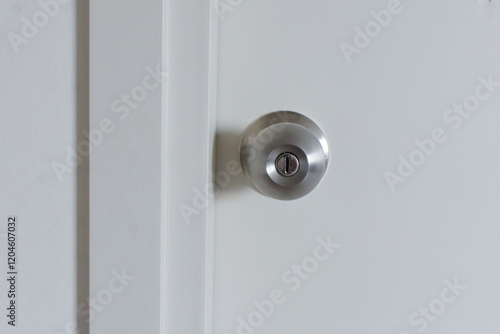 Obraz na płótnie Door, door knob for locking, opening and closing the room w salonie