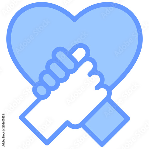 Friendship Blue Icon