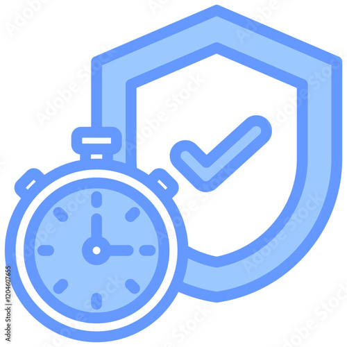 Promptness Blue Icon