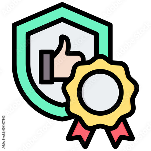 Reliability Outline Color Icon