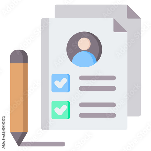 Customer Assessment Flat Icon